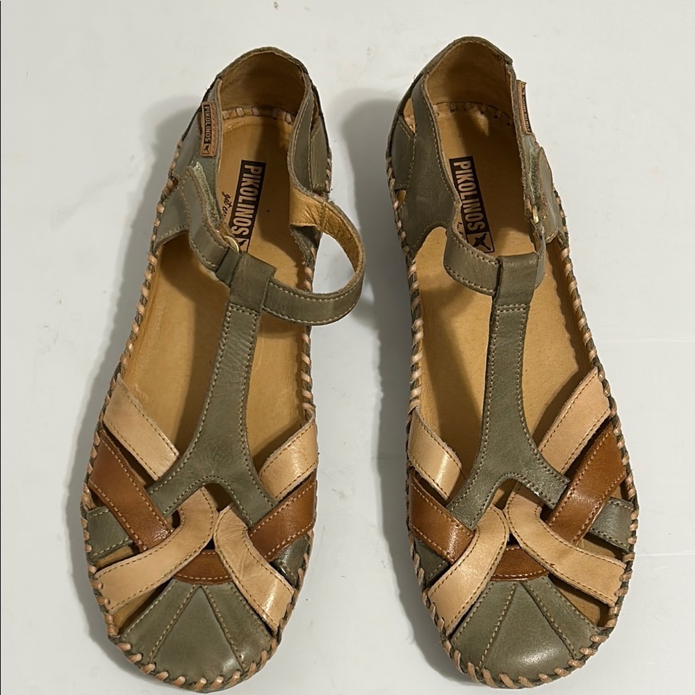 Pikolinos Women's Multi-Color Leather Sandals Size. 40  US  IS. 9. / 9.5.